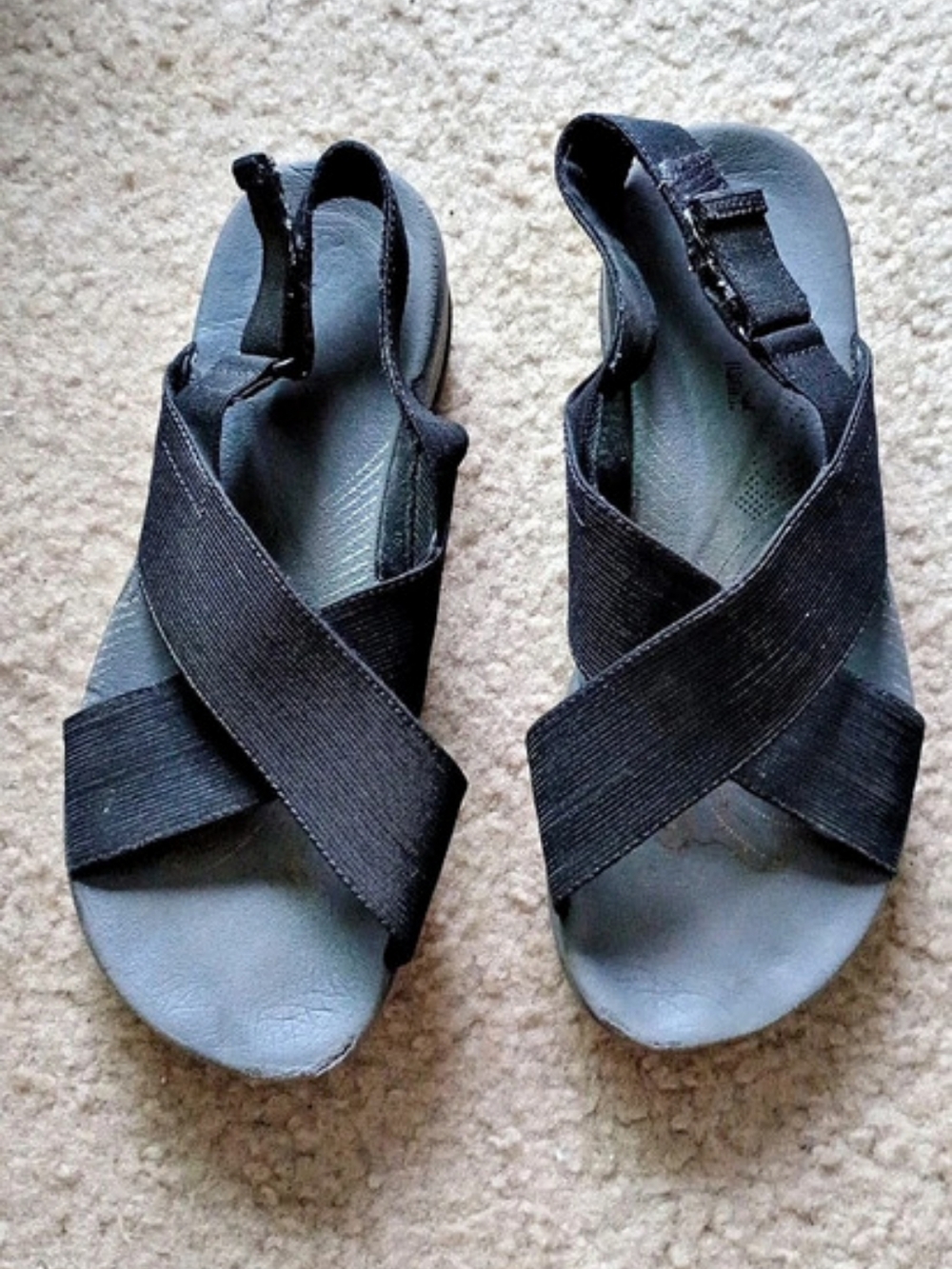 Chaco Z/Cloud Black Sport Sandals US 7.